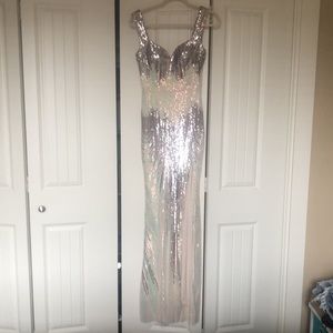 Sequined Formal Dress